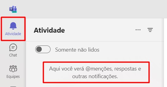 Atividade do Teams