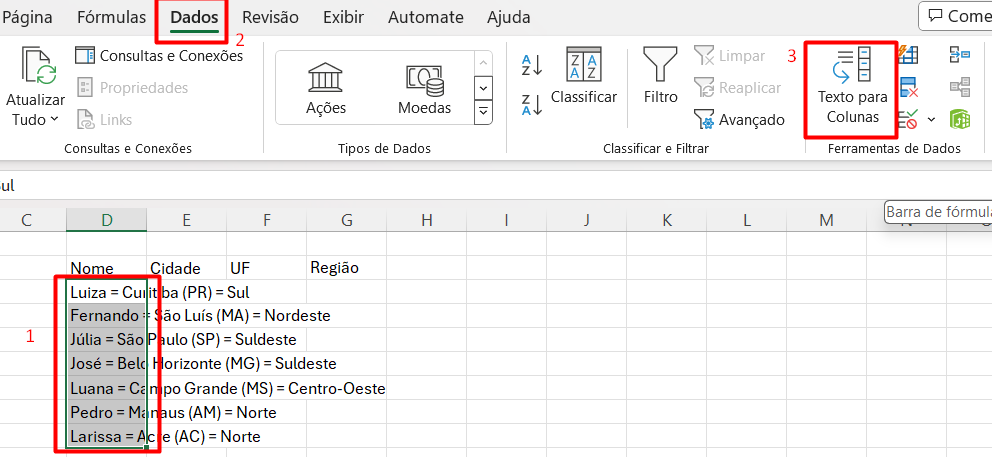 Organizando Base de Dados no Excel