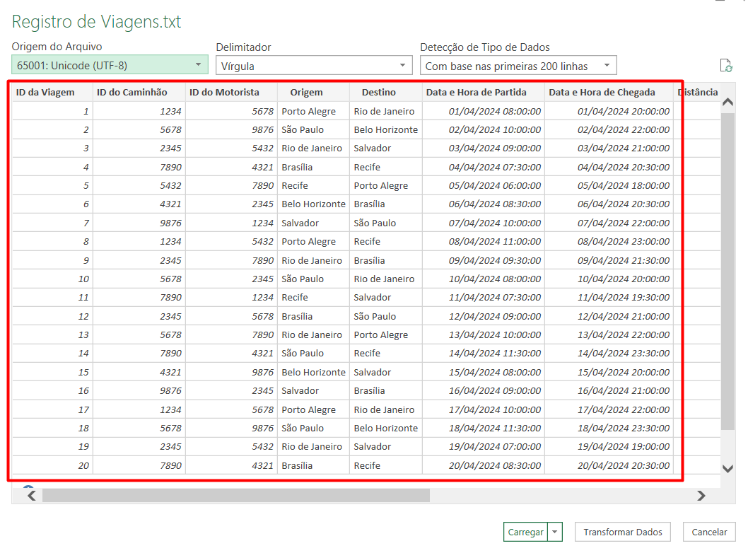 Abrindo o Arquivo TXT no Excel com Power Query