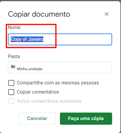 Como Copia uma Planilha no Google Planilhas Sheets