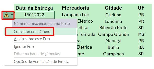 Datas em Formato de Texto