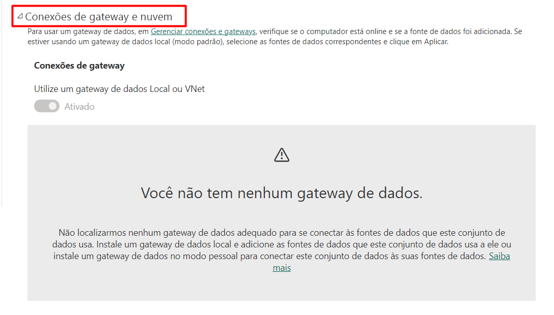 Como Acessar o Gateway no Power BI