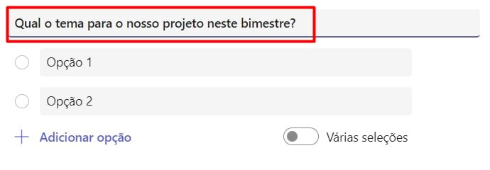 Como Criar Enquete no Teams