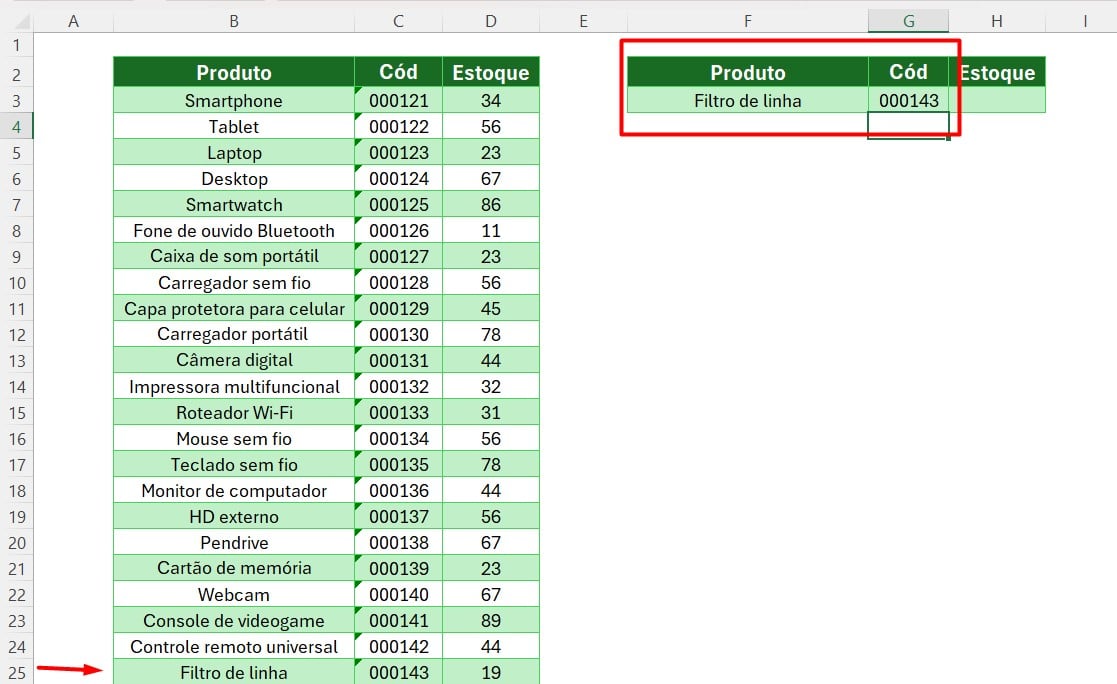 Utilizando o PROCV no Excel