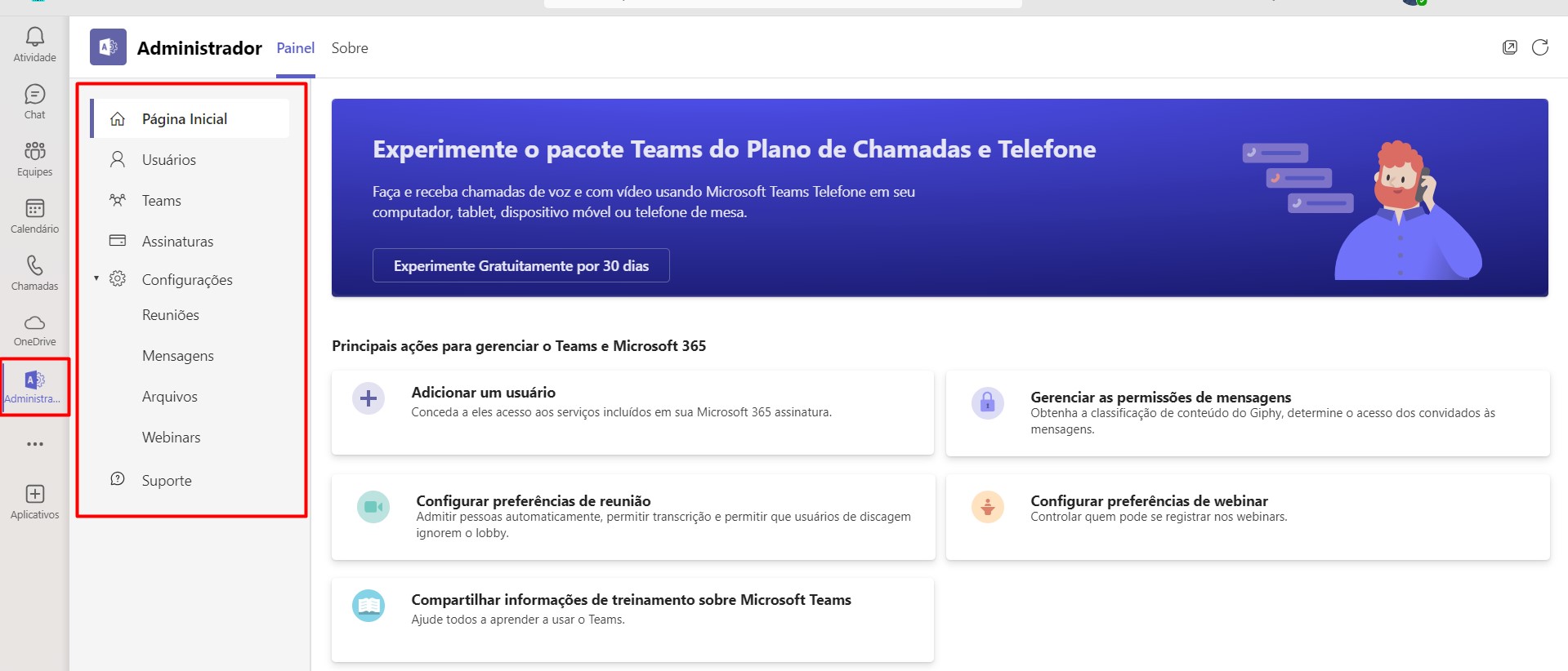 Administrador do Teams - Como Usar Microsoft Teams