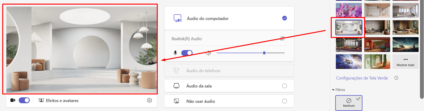 Como Alterar Plano de Fundo do Teams