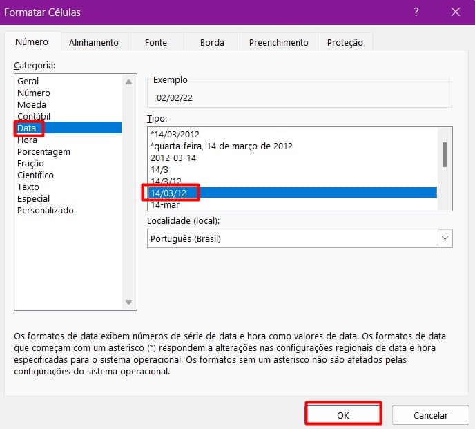 Como Alterar o Formato de Data