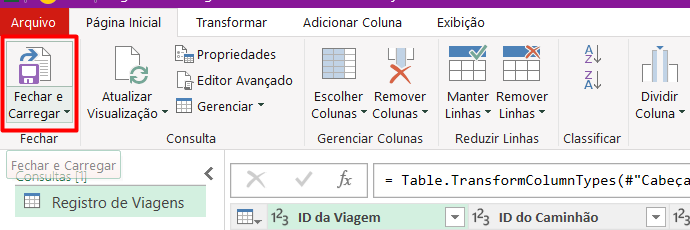 Transformando Dados do Arquivo TXT no Power Query