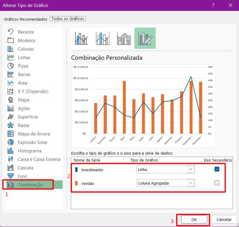 Como Criar um Gráfico com Duas Variáveis no Excel