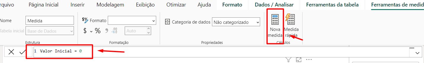 Adicionando nova medida no Gráfico de Velocímetro no Power BI