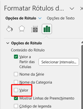 Alterações do Gráfico de Curva ABC no Excel