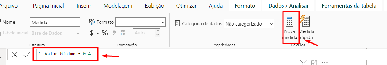 Ajustando Gráfico de Velocímetro no Power BI