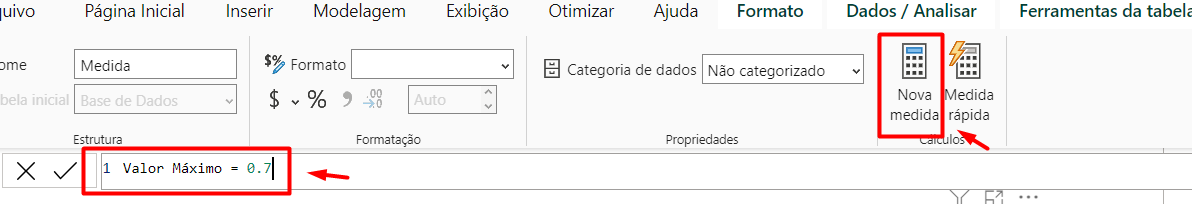 Ajustando Gráfico de Velocímetro no Power BI