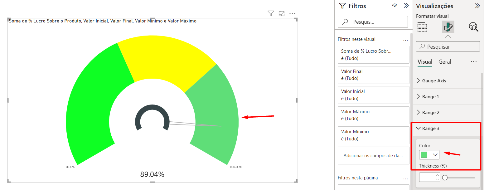 Ajustando Gráfico 