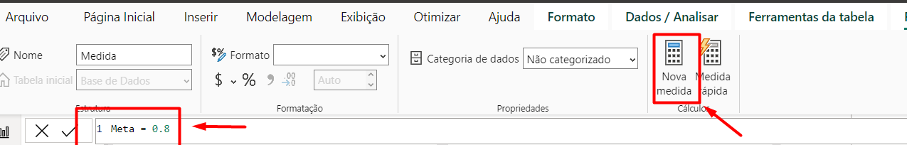 Ajustando Gráfico de Velocímetro no Power BI