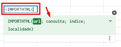 Usando a Função IMPORTHTML no Google Planilhas