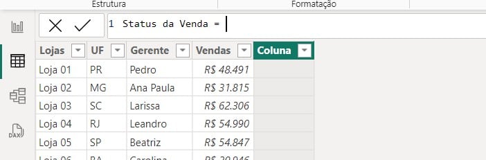 Usando o DAX IF no Power BI