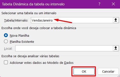 Como Inserir uma Tabela Dinâmica no Excel