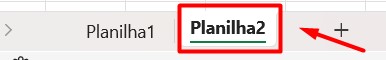 Trabalhando e criando ABA no Excel