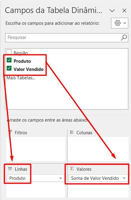 Como Organizar os Dados de uma Tabela Dinâmica no Excel