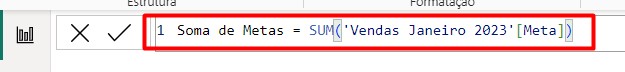 Criando Novas Medidas de SOMA no Power BI