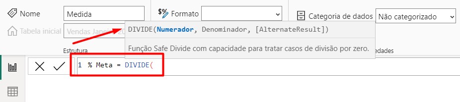 Utilizando medida