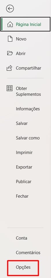 Acessando a Guia de Arquivos no Excel - Como Usar o Copilot para Criar Macros no Excel