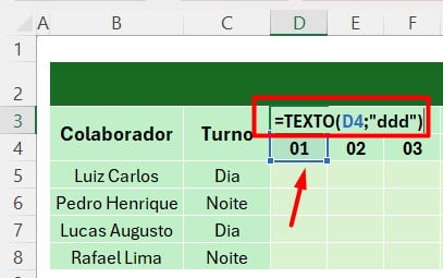 Aplicando a Função TEXTO no Excel