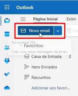 Criando Novo E-mail no Outlook