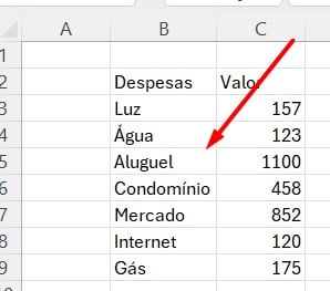 Configurando os Dados no Excel