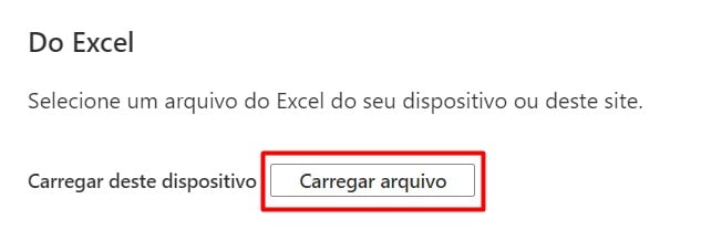 Carregando Arquivo do Excel no SharePoint