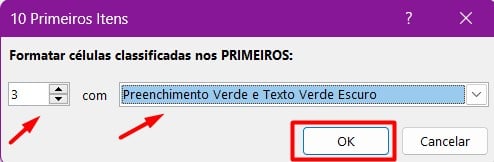 Usando a Formatação Condicional