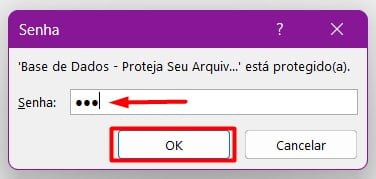 Planilha de Excel Criptografada