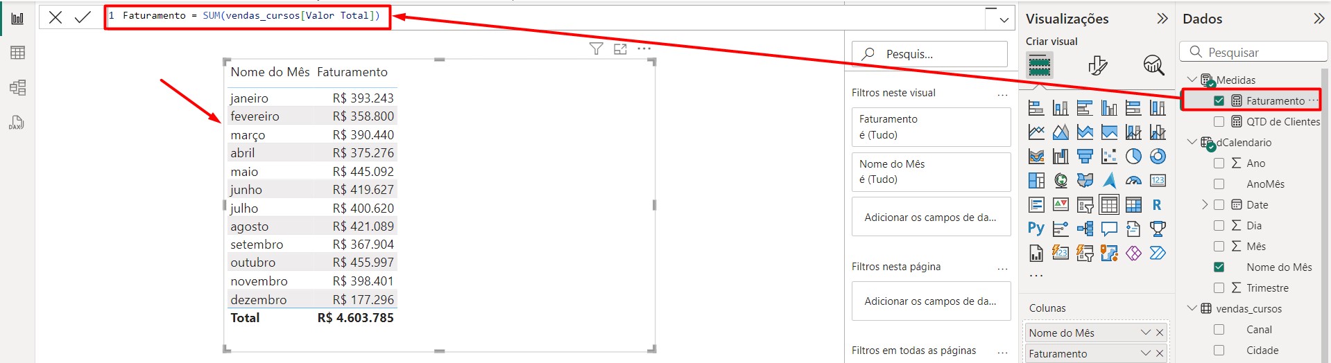 Fórmulas Dax no Power BI com chatgpt