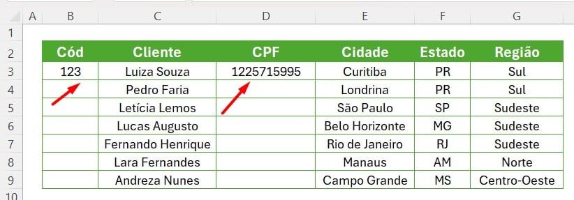 Como Fazer o Excel Aceitar 0 a Esquerda