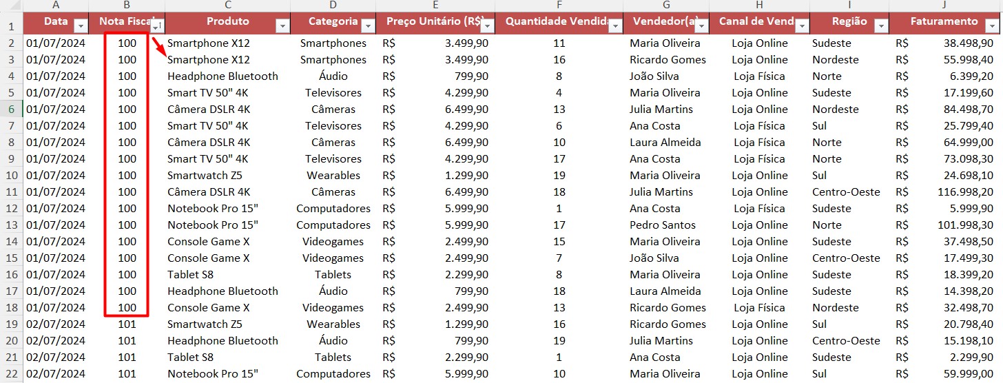 Contar Valores Distintos na Tabela Dinâmica do Excel