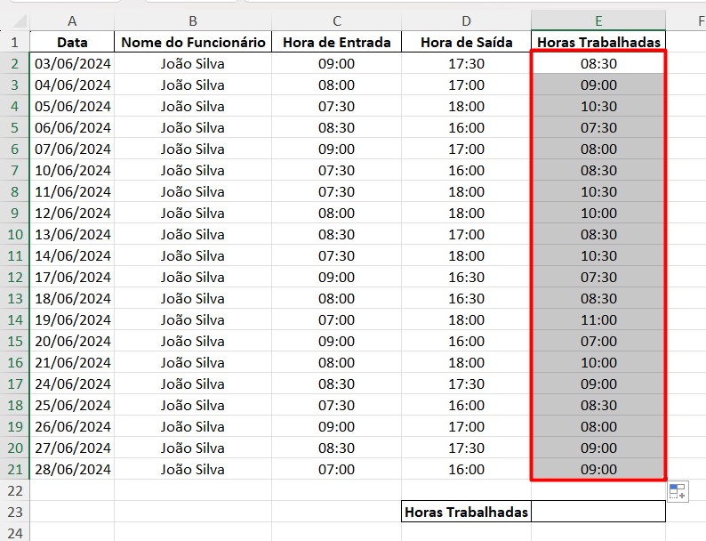 Como Calcular Horas no Excel com o ChatGPT