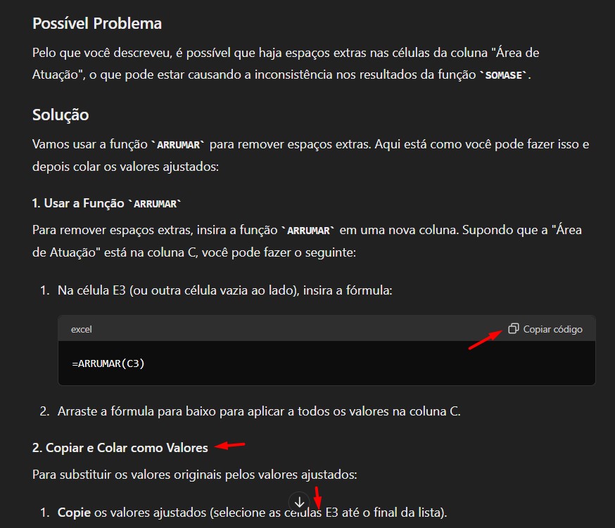 Resolver Problemas Comuns no Excel