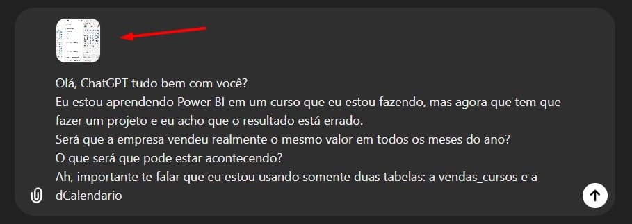 Prompt Enviado ao ChatGPT