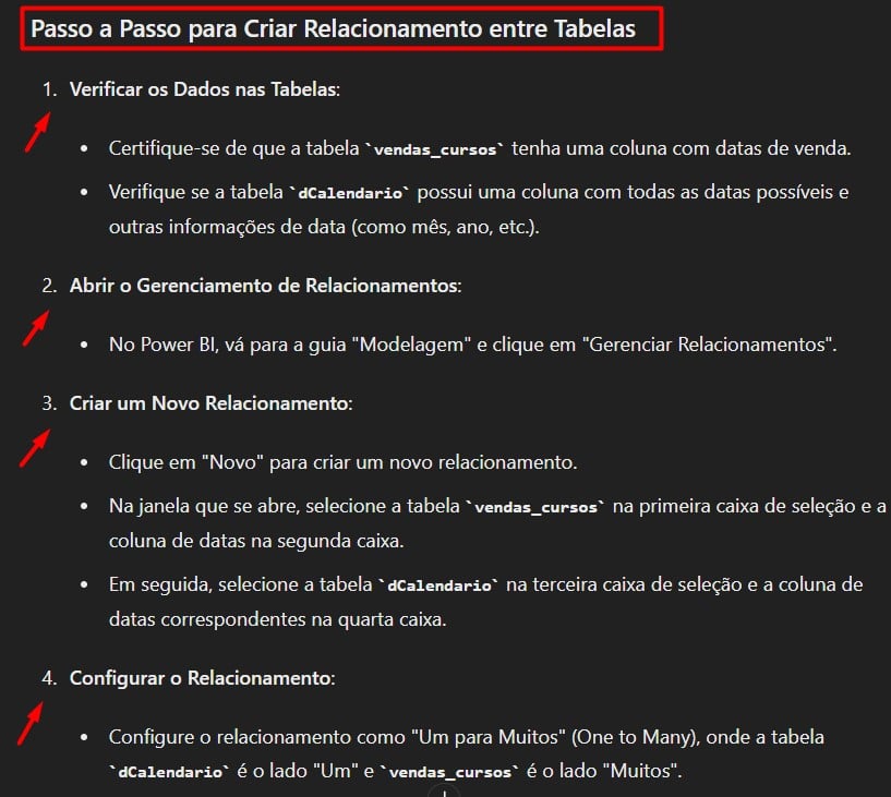 Passo a Passo para Criar Relacionamentos no Power BI