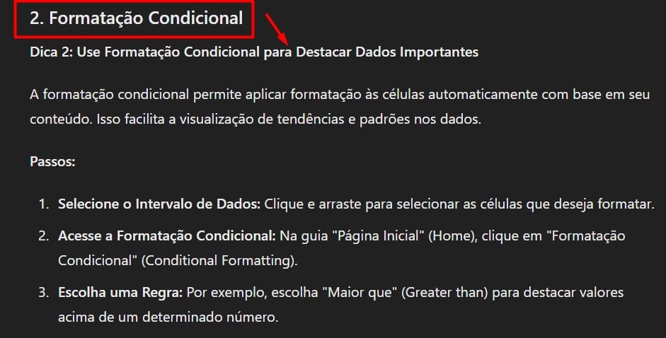 Dicas Sobre Formatação Condicional no Excel