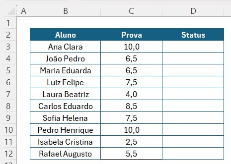 Como Colocar o Símbolo de Diferente no Excel?