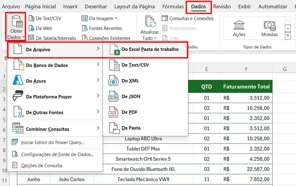 Como Criar Tabela Dinâmica com Várias Abas do Excel