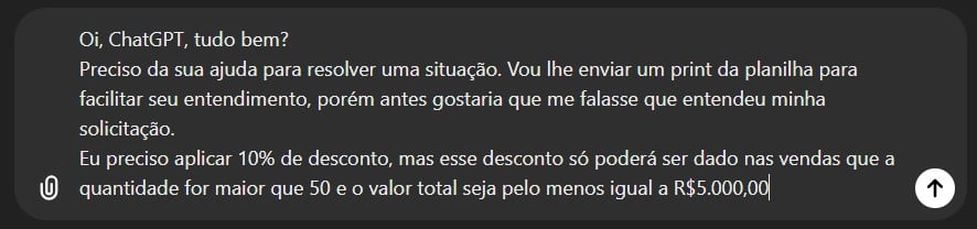 Como Usar a Função SE e OU no Excel com o ChatGPT