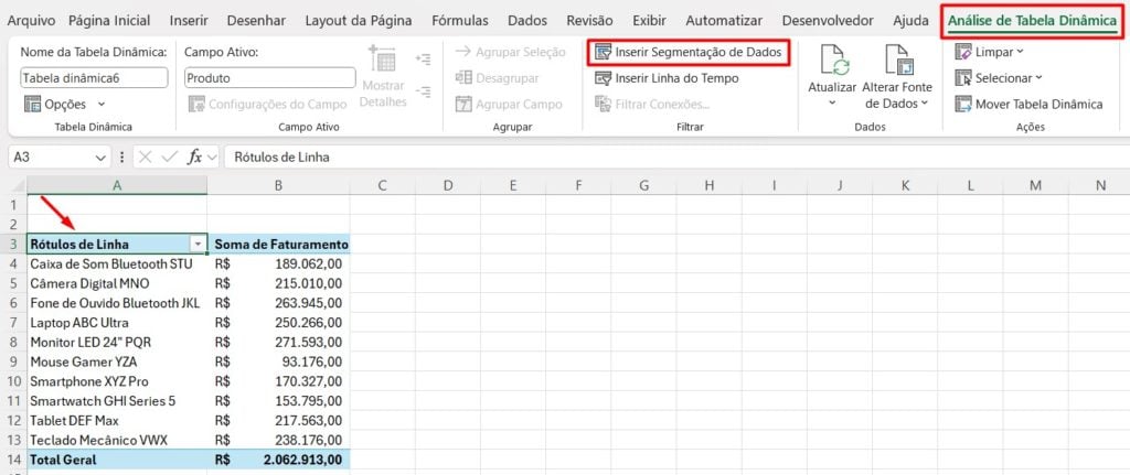 Como Criar Tabela Din Mica Com Filtro Avan Ado No Excel Ninja Do Excel