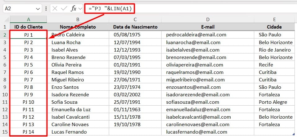 Como Colocar Números em Ordem Crescente no Excel