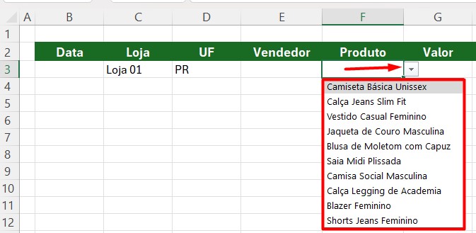 Como Colocar Filtro com Opções no Excel