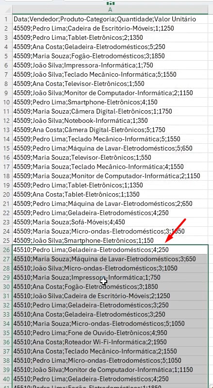 Tratando Novos Dados na Planilha com Macro no Excel