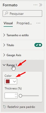 Configurando as Cores no Gráfico no Power BI