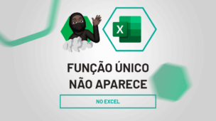 Função único não aparece Excel